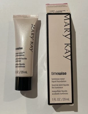Mary Kay Timewise Luminous Wear Liquid Foundation Normal/Dry Skin 038696 Ivory 1 - Image 1 of 3