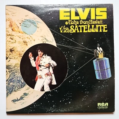 Elvis Presley Aloha From Hawaii Vinyl 1973 LP Quadraphonic Country Pop TESTED EX Foto 1 de 4