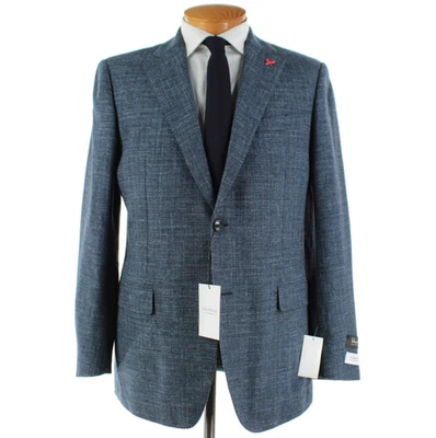 Abrigo deportivo Cardinal of Canada nuevo con etiquetas mezcla de lana talla 42L EE. UU. en azul melange Foto 1 de 4