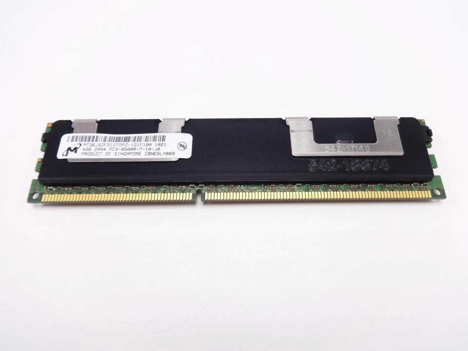 MICRON MT36JS51272PZ-1G1 4GB PC3 8500R 2RX4 Memory Dimm - Image 1 of 2
