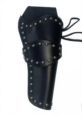 COWBOY WESTERN HOLSTER SINGLE ACTION GUN CASE TOOLED LEATHER RED REVOLVER - Image 1 of 3