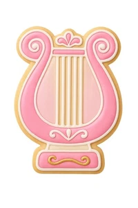 Classical Harp Cookie Cutter - 4x3" Premium Musical Kitchen Set Fun - Picture 1 of 6