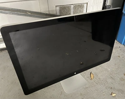 Apple Thunderbolt A1407 27" Widescreen Monitor Silver With Stand - Image 1 of 4