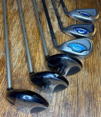 Hierros Callaway Big Bertha Steelhead Woods 3, 9 y 7-x16 3 y 8 ejes flexibles regulares - Imagen 1 de 4