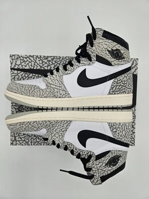 Size 12.5 - Air Jordan 1 Retro OG High White Cement - Image 1 of 4
