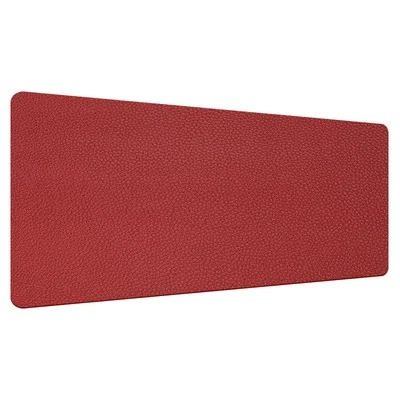 35"x18" Desk Mat Protector, PU Leather Dual Side Mouse Pad Mat, Red - Image 1 of 4