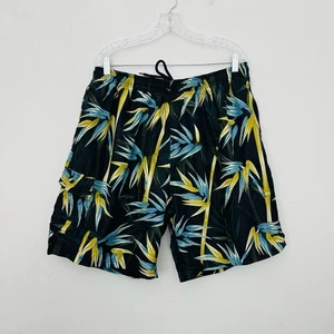 Paradise Collection Blue And Green Tropical Board Shorts Men’s Size 2XL - Picture 1 of 8
