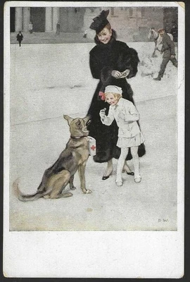 德国 1917 年 Feldpost 红色十字图片明信片到巴门 — 第 1/2 张图片