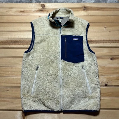 Patagonia Classic Retro-X Full Zip Mock Neck Deep Pile Fleece Vest Men's - Small - Image 1 of 4