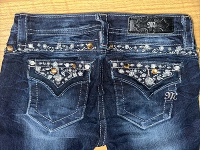 Pantalones de mezclilla ajustados Miss Me para niñas jóvenes YK5755SG - talla 12 Foto 1 de 4