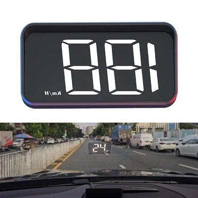 M2 Head Up White Display Digital Speedometer GPS HUD KMH Windshield Projector - Image 1 of 4