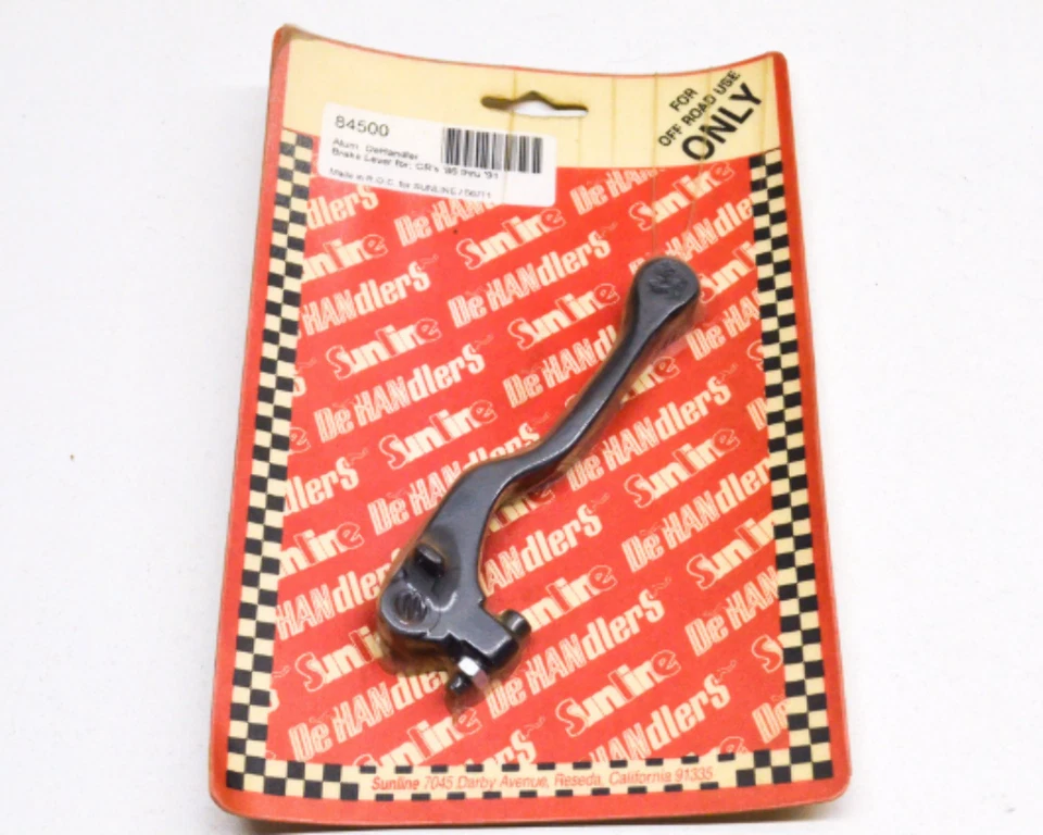 Palanca de freno Sunline 1982-1983 Honda CR480R CR60R negro aluminio 84500 Foto 1 de 4