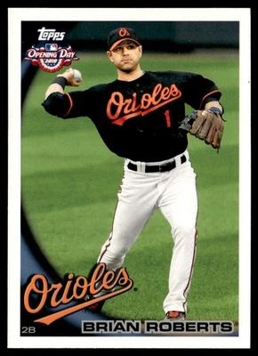 2010 Topps Opening Day Brian Roberts Baltimore Orioles #182 - Image 1 of 2