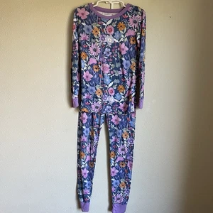 Little Sleepies Dusk Blooms zweiteiliges Pyjama-Set Größe 5/6 - Bild 1 von 4