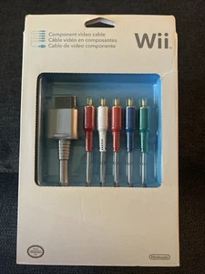 NIB Rare Nintendo Wii OEM Component Video Cables Red/Blue/Green Vintage AV Cords - Picture 1 of 6