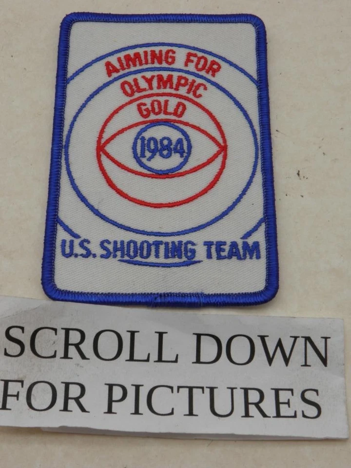 Parche del equipo de tiro de los Juegos Olímpicos 1984 Foto 1 de 1