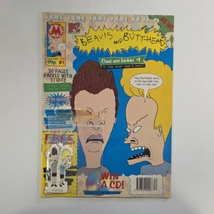 Beavis and Butt-Head #1 Aug 1994 MTV Comic Buch "Cool Ass Kickin' Issue" + Geschenk - Bild 1 von 18
