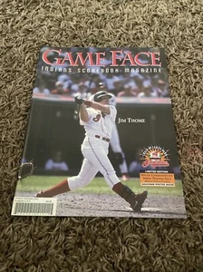 REVISTA CLEVELAND INDIANS GAME FACE---ENTRENAMIENTO DE PRIMAVERA 2000--- CUBIERTA Thome - Imagen 1 de 2