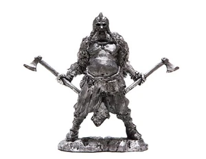 Vikingos de estaño 54 mm. Berserk siglo IX-X escala 1:32 hecho a mano - Imagen 1 de 5