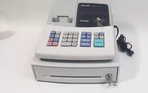 *TAL CUAL* Caja registradora electrónica Sharp XE-A102 con llaves de cajón de efectivo - Imagen 1 de 10