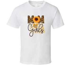 Mom Of Girls Tshirt Cute Mother's Day Tee For Mom Pretty Parent Love T-Shirt - Picture 1 of 6