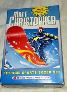 Vtg 2003 Matt Christopher Extreme Sports Boxed Set 4 Adventure Books Kids - Picture 1 of 5