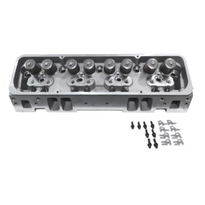 Aluminum Cylinder Heads Fit For SBC Chevy 350 190cc 64cc 2.02/1.60 Angle Foto 1 de 4