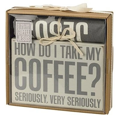 How Do I Take My Coffee? Seriously - I Need Today A Whole Lotta Jesus Gift Set - Image 1 of 4