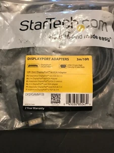 StarTech.com DP2VGAMM10B 10 ft. 3m Display Port To VGA Adapter. Ct - Picture 1 of 6