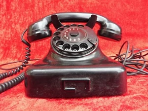 altes Telefon , Bakelit ,  W48   ! - Afbeelding 1 van 7
