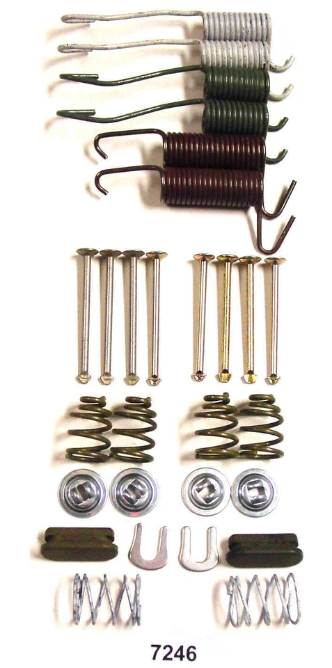 Kit de herrajes de freno de tambor - mejor freno de tambor trasero 7246K Foto 1 de 1