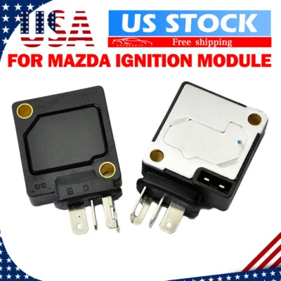 2X For 1981-1985 Mazda RX4 RX5 RX7 RX-7 Distributor Ignition Module E301-24-910 - Image 1 of 4