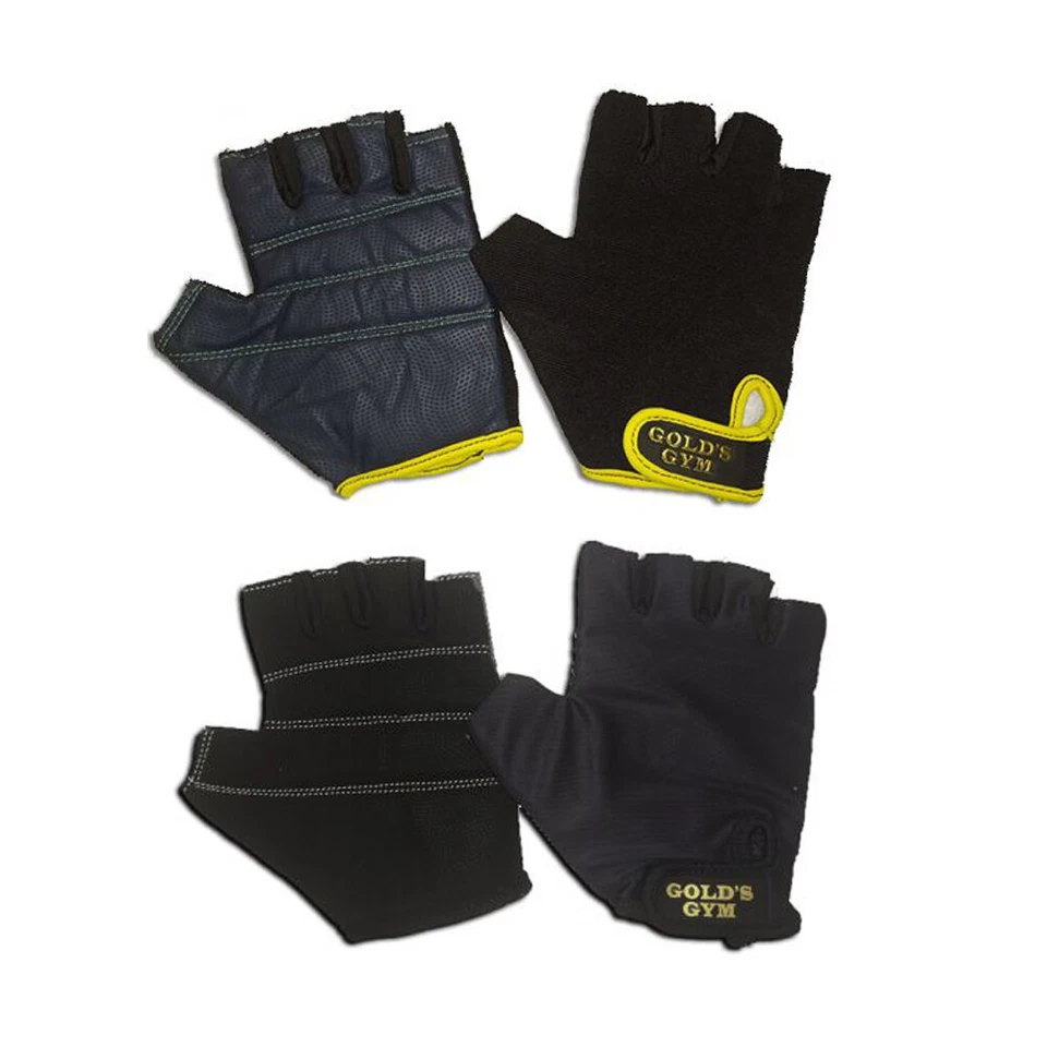 Guanti Bodybuilding Gold's Gym Professional Palmo membrana gomma Antiscivolo TU