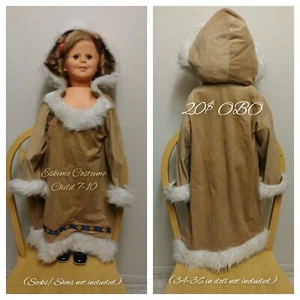 Eskimo Costume Child Size 7-10 - Picture 1 of 3