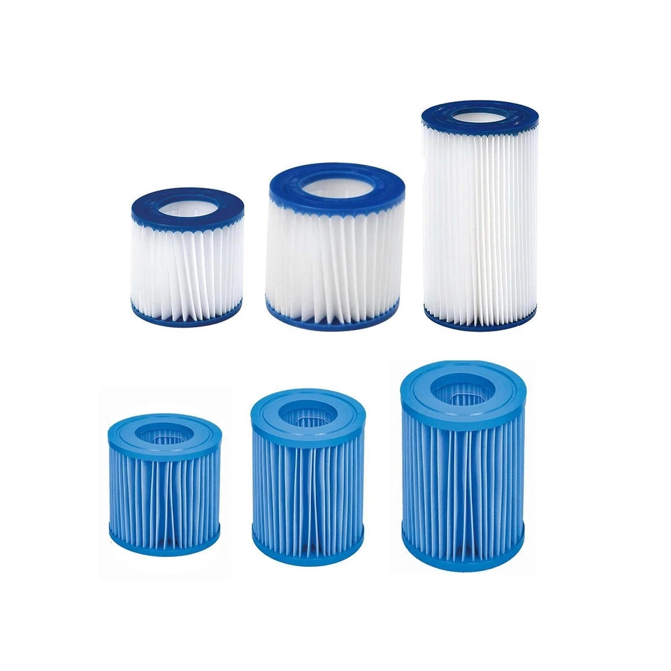 6x Filterkartusche Pool Filter Ersatzfilter Filterpatrone Größe 1 2 3 S M L  - Bild 1 von 1