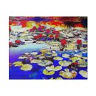 Lilies in the Pond AI Painting by Raz 