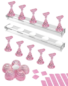 Nail Stand for Press on Magnetic Nail Tips Nail Holder for Painting Nails Fake N - Picture 1 of 12