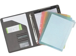 Binder Portfolio Organizer with Color File Folders, Business and Interview Padfo - Picture 1 of 8