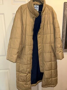 Vintage Zero Long Arctic Fleece Wool Quilted 42 long coat unisex - Picture 1 of 4