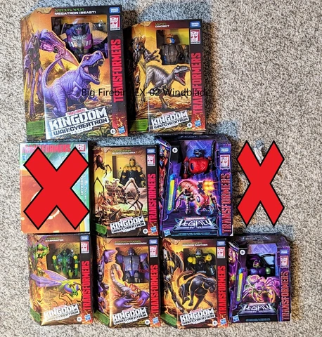Transformers War For Cybertron WFC Kingdom Legacy Beast Wars Predacons lot Cover