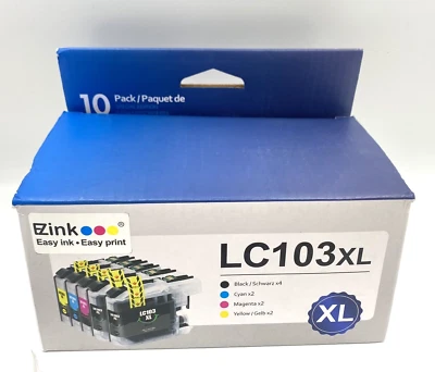 E-Z Ink LC103XL BROTHER Compatible Ink Cartridge - 10 Pack - Image 1 of 4