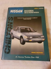 New listing
chilton nissan maxima 85'-92' 52450 repair manual / sec.13
