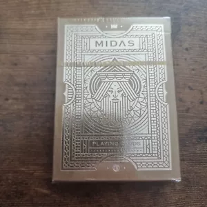 Midas Gold Gilded Playing Cards New Thirdway Industries Limited Edition Deck - Foto 1 di 6