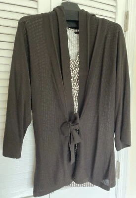 BANANAREPUBLIC блузка кардиган комплект дуэт хлопок эластичный короткий Slv 3/4-Slv XL EUC - Изображение 1 из 4