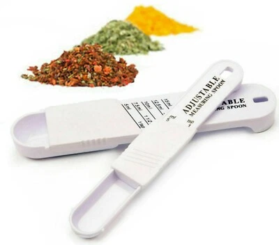 Kitchen Spoons Adjustable Measuring Utensils Cooking Tool Weight Loss Aid - Image 1 of 4