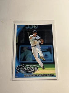 2010 Topps - #551 Everth Cabrera San Diego Padres - Picture 1 of 2