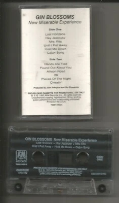 GIN BLOSSOMS New Miserable Experience DIFFERENT ART ADVNCE PROMO CASSETTE TAPE  Foto 1 de 2