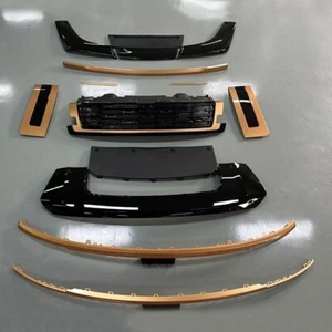 14Pcs Glossy Golden Body kits Grille Side Vents Fit for LR Range Rover 2023 2024 - Picture 1 of 11