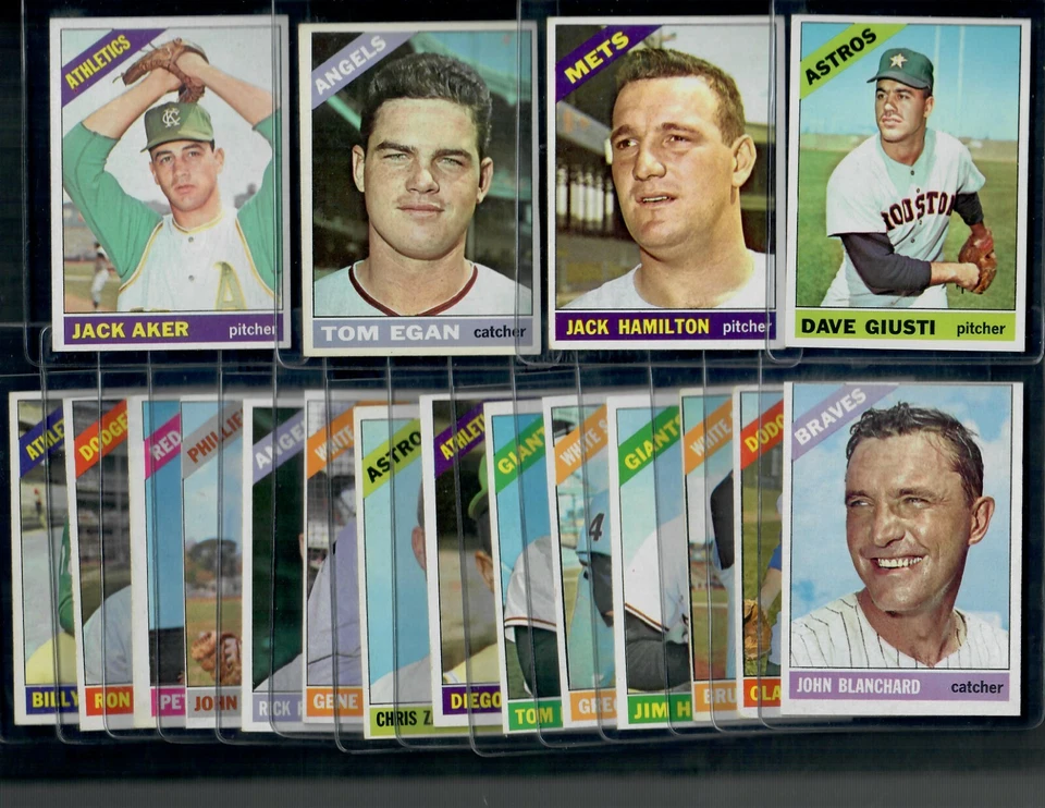 Update - 1966 Topps Baseball Set Break/Build Mid-grade Priced COMB SHIPPING - Image 1 of 1