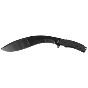 Machete Kukri with Nylon Sheath Black Survival Hunting MFH - Picture 1 of 4